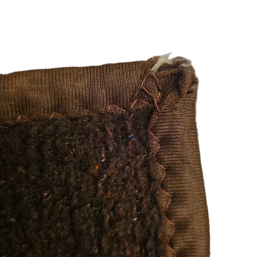 Vintage 1980s San Marcos Reversible Large Blanket Lion Brown Soft Warm